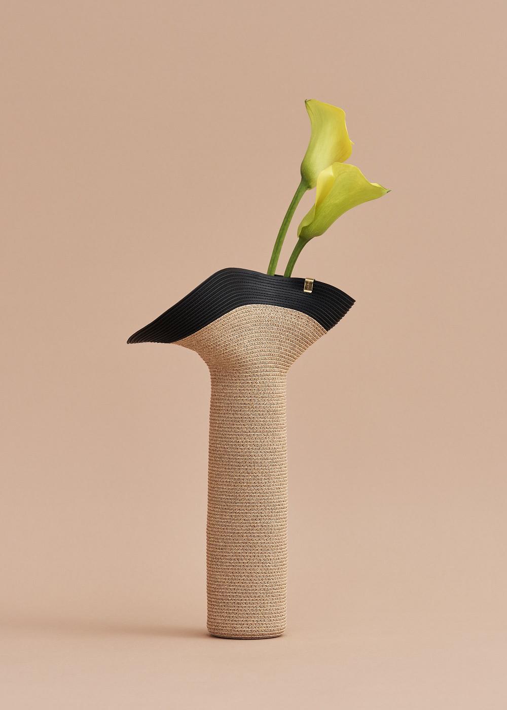 Mobje Polene Tall Lapel Vase Czarne | PLP9975J